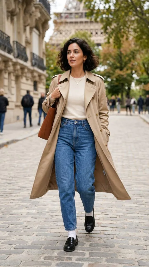 Neutral Trench Coat