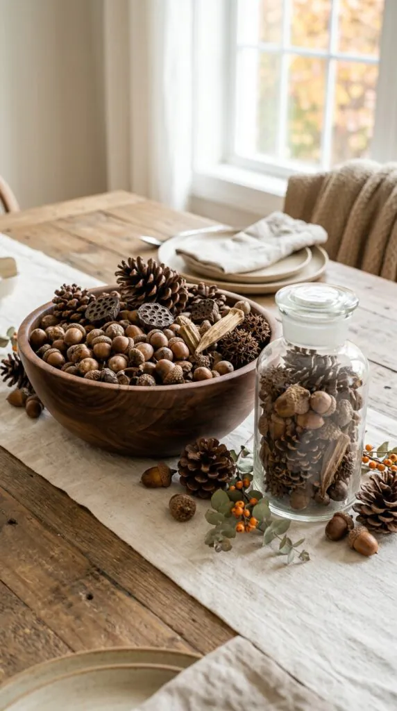 Pinecones and Acorns