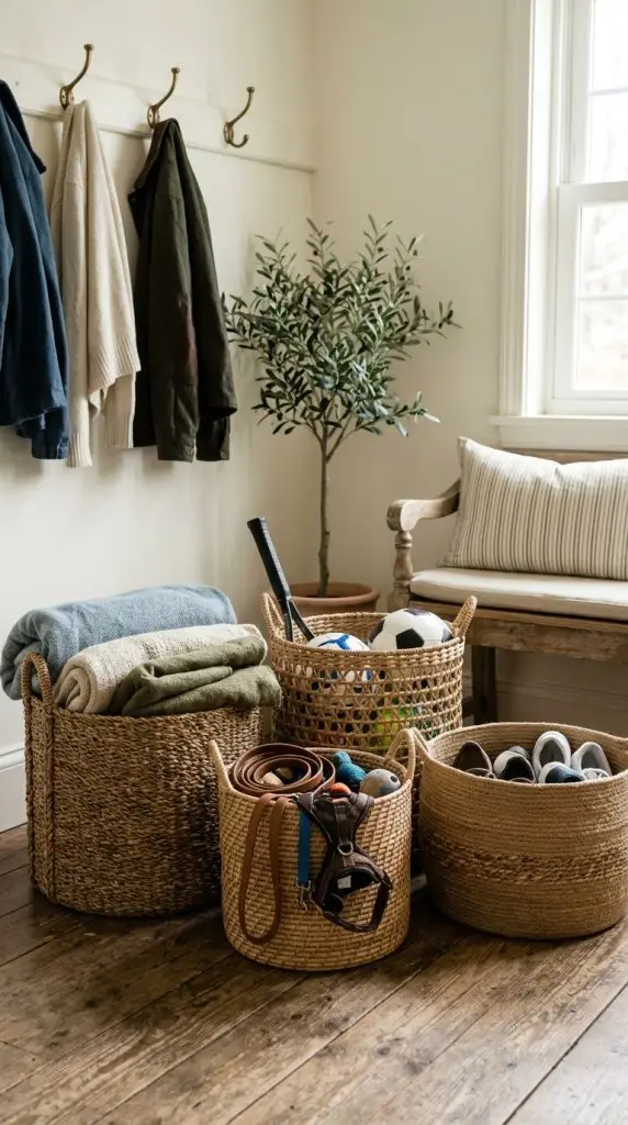 Place a Woven Basket