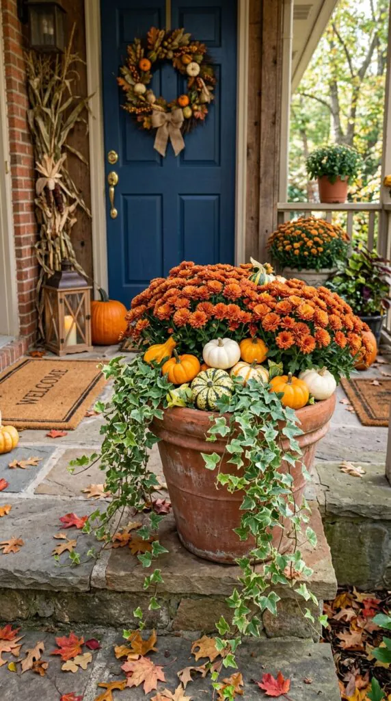 Pumpkin-Inspired Planter