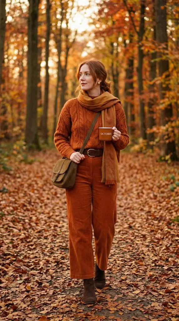  Rust Orange Autumn Look