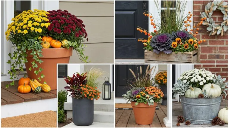 September Porch Pot Ideas