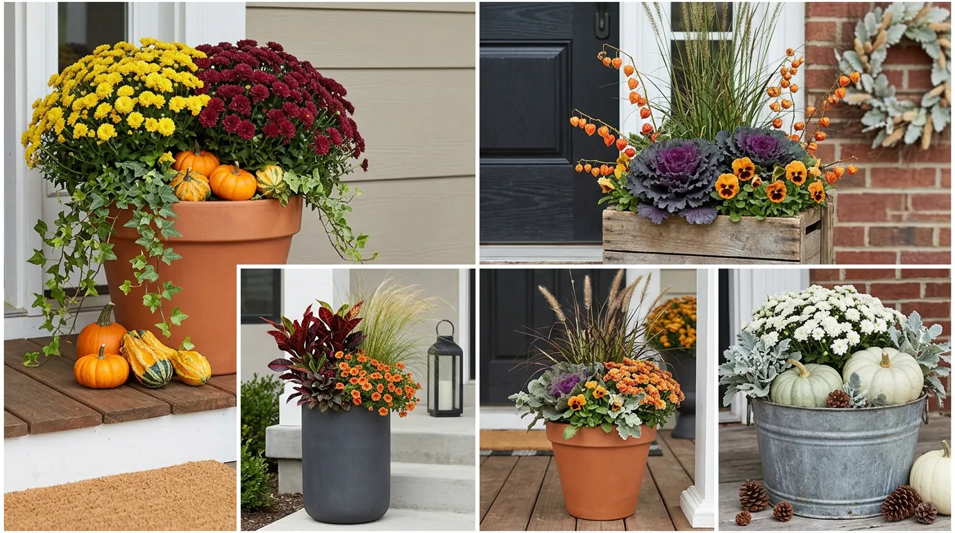 September Porch Pot Ideas
