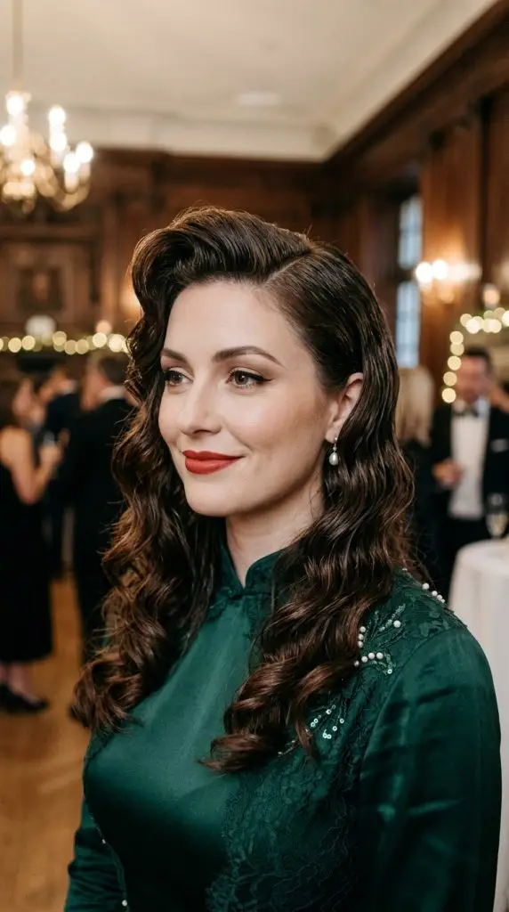 Side-Part Glam Waves