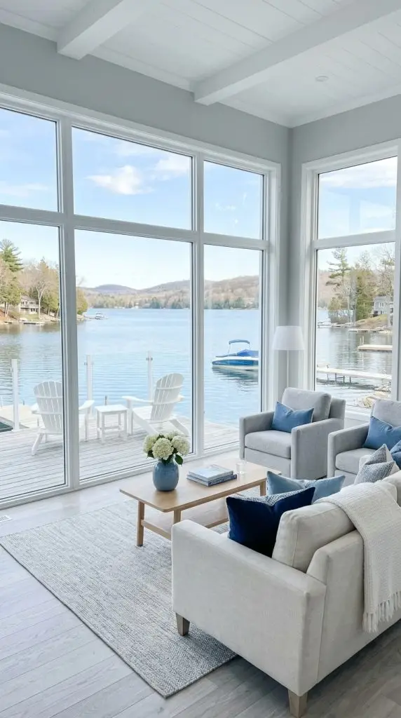 Soft Blue and White Color Palette