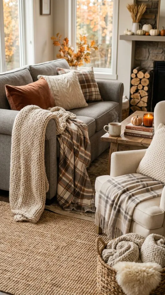 Soft Plaid Throw Blankets