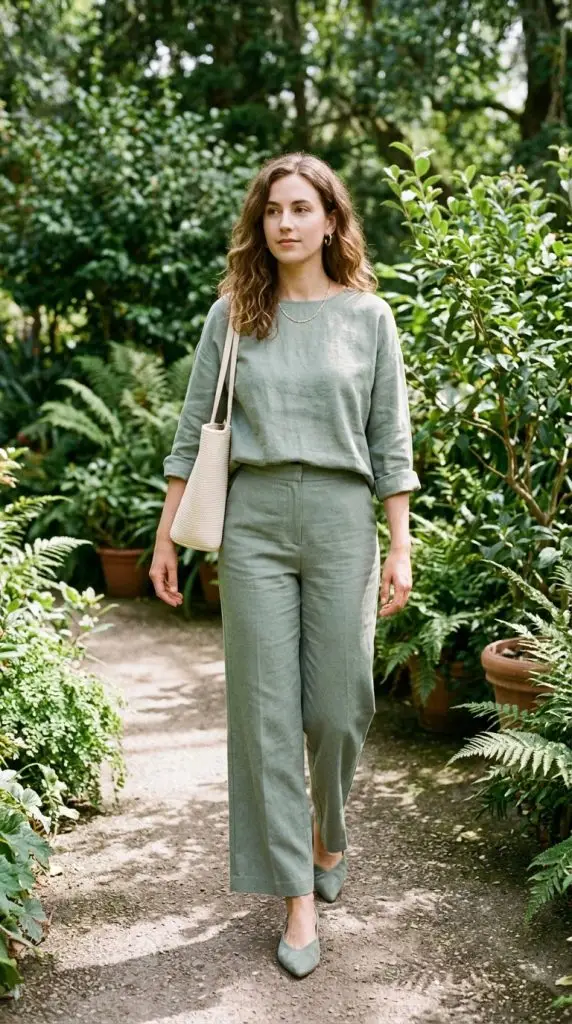 Soft Sage Green Ensemble