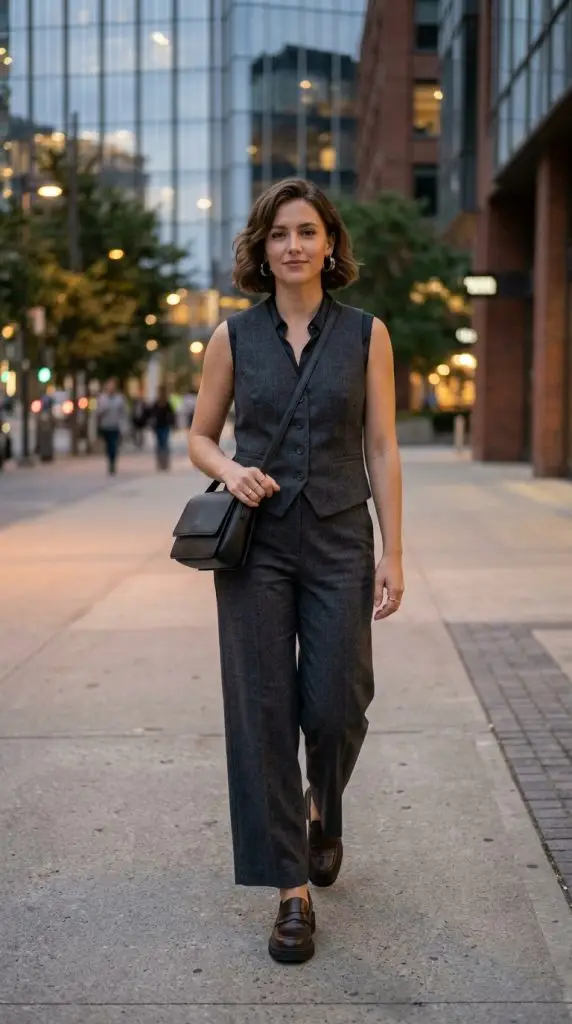 Structured Vest and Trousers