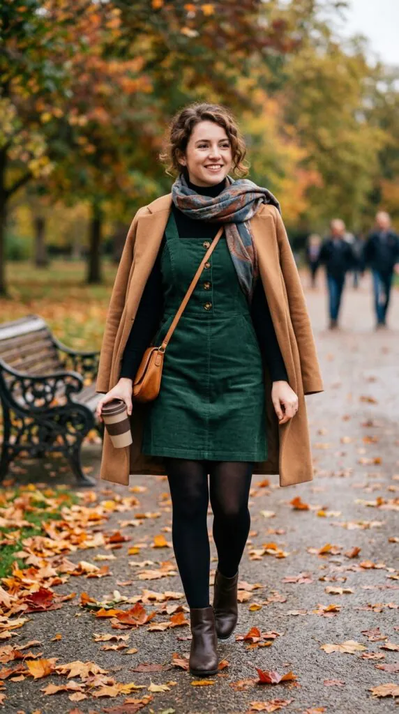 Style a Turtleneck Under a Dress