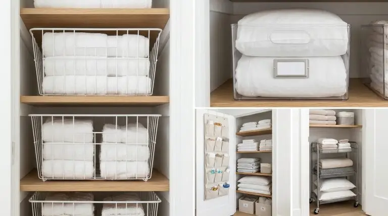 Tiny Linen Closet Ideas