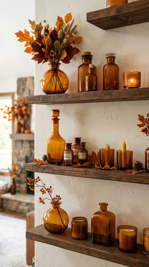 Use Amber Glass Decor