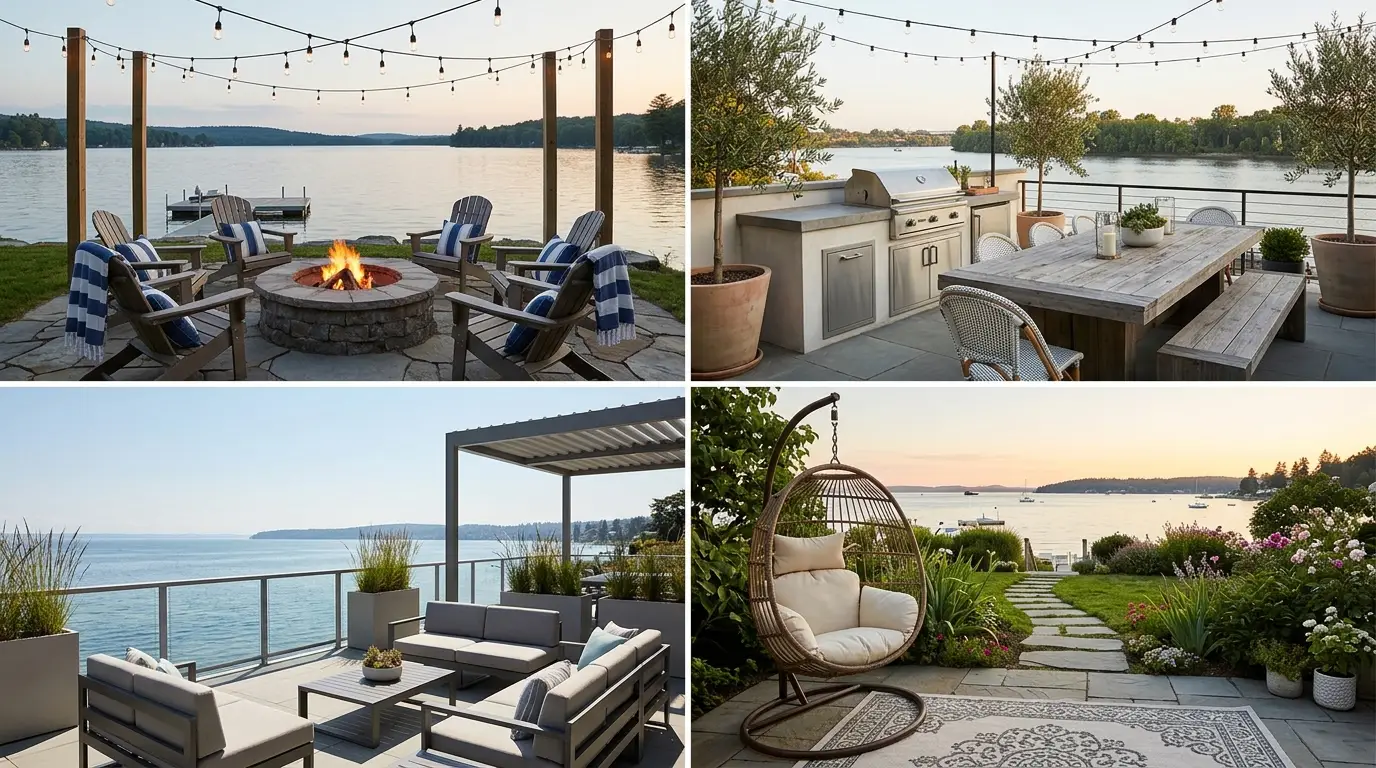 Waterfront Patio Ideas