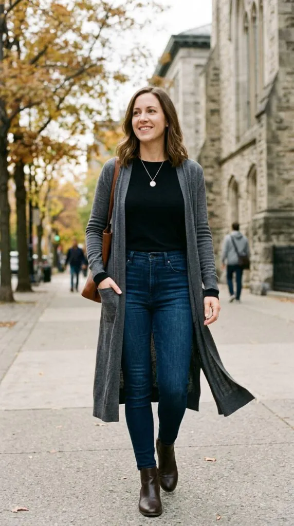 Wear a Long Cardigan