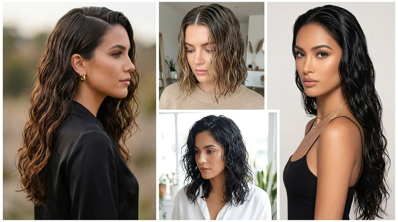 Wet Wave Hair Ideas