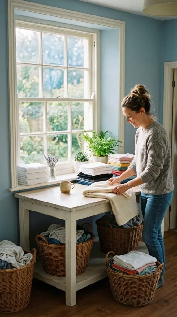 Window-Side Folding Counter