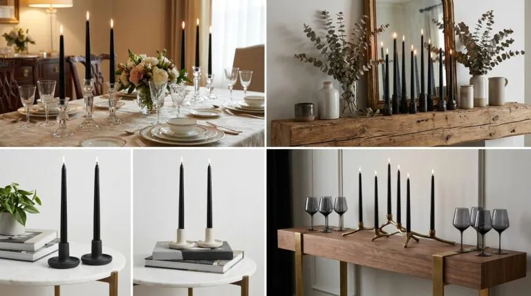 Black Taper Candle Ideas