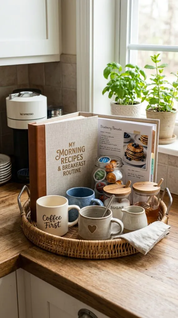 Coffee Bar Recipe Station