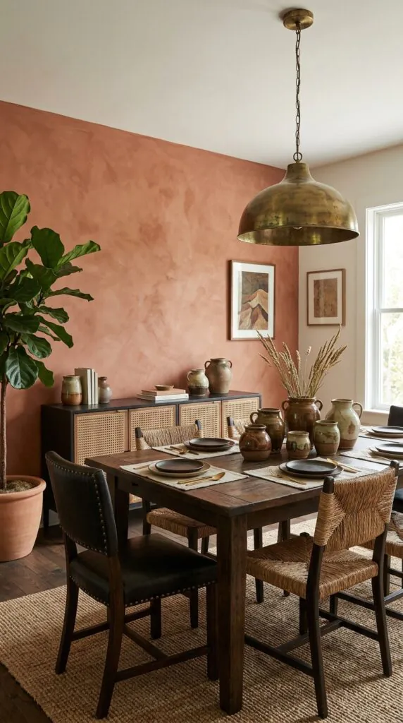 Earthy Terracotta Limewash