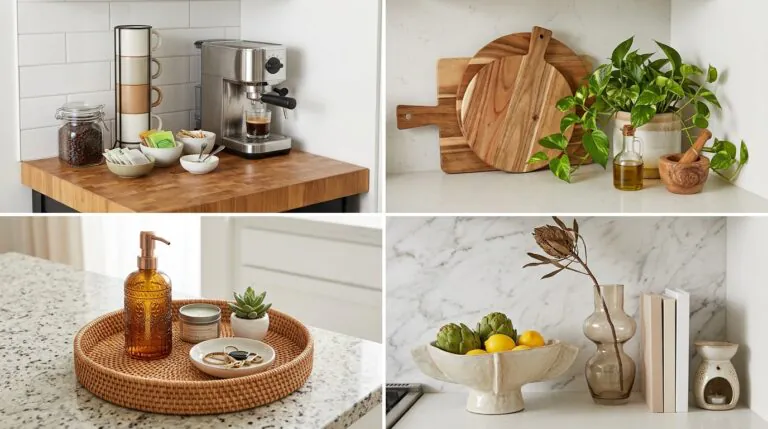 End of Counter Decor Ideas