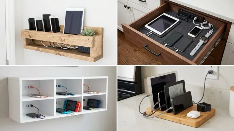 Family Charging Shelf Ideas