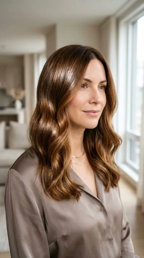 Glossy Toffee Brown