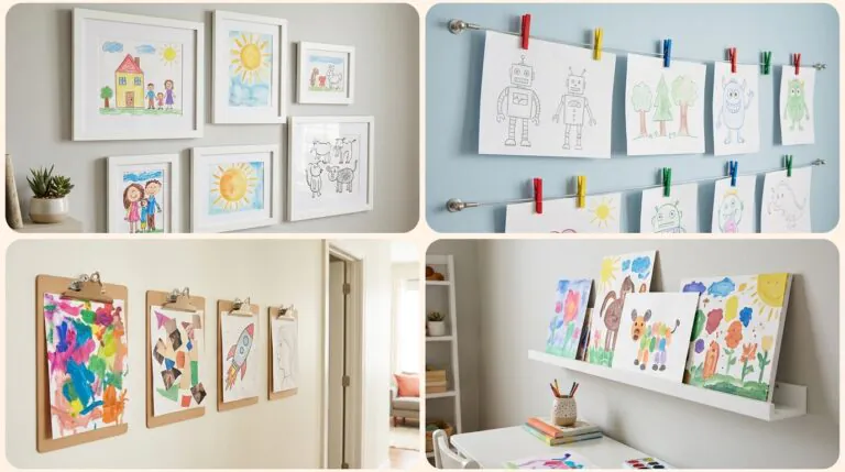 Kids Artwork Display Ideas