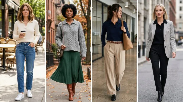 Polo Sweater Outfit Ideas