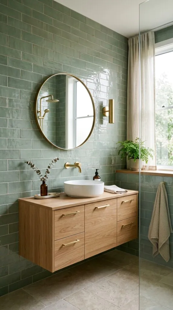 Sage Green Zellige Tiles