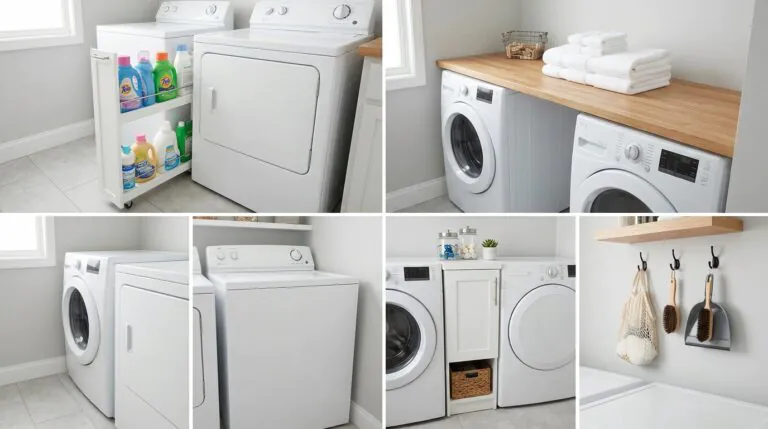 Space Between Washer and Dryer Ideas