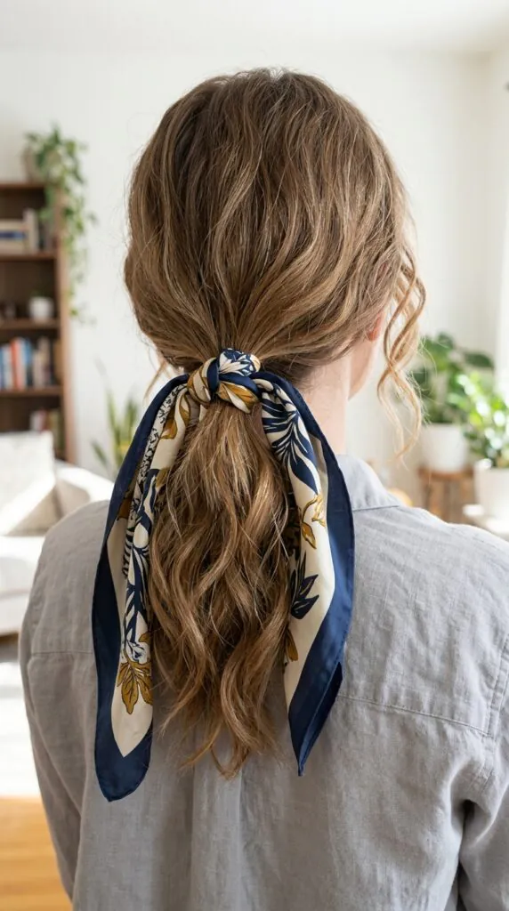 Tie It Around a Ponytail