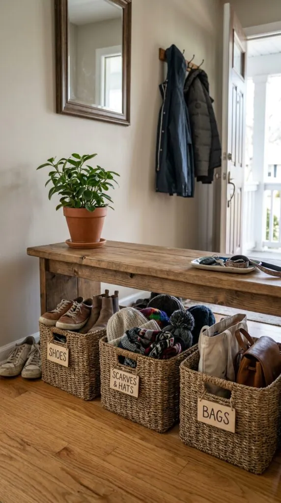 Use Baskets for Everyday Clutter