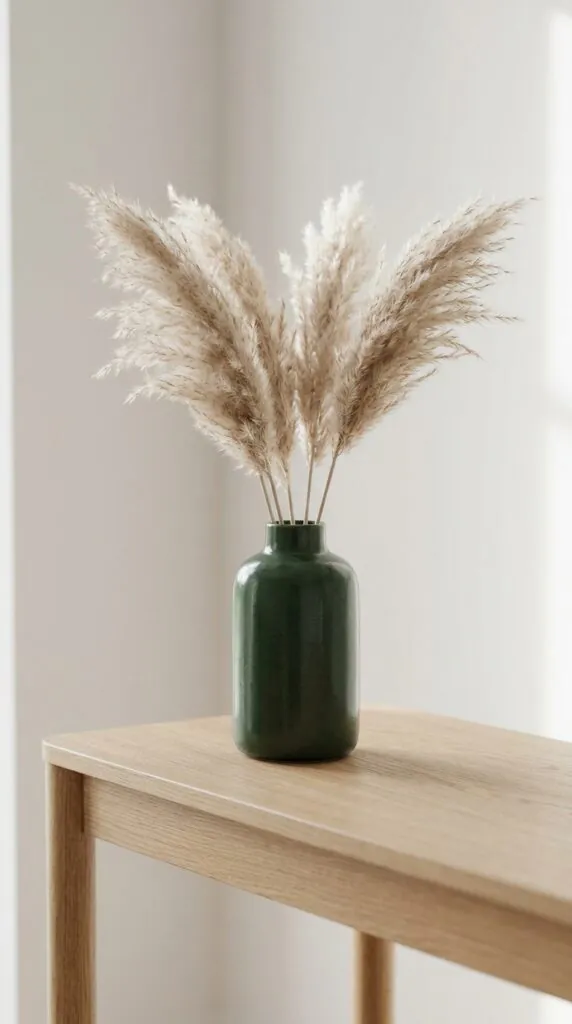 Use Deep Earth-Tone Vases