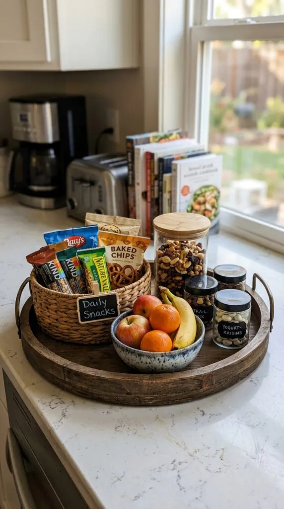Use a Countertop Tray