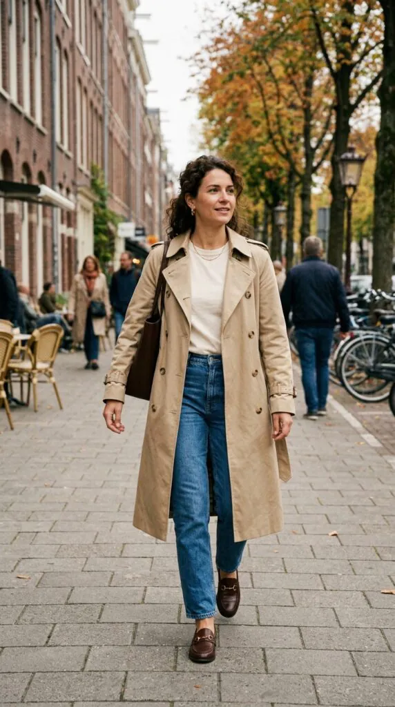  White T-Shirt + Monochrome Layers