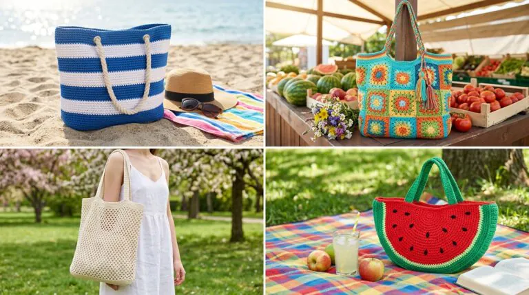 Crochet Tote Bag Summer Ideas