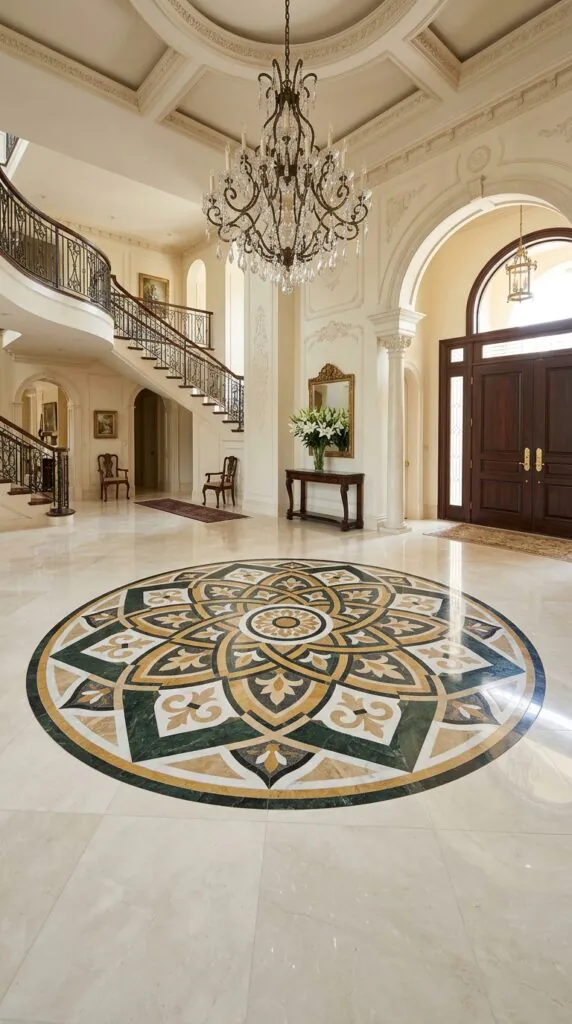 Large-Scale Marble Medallion