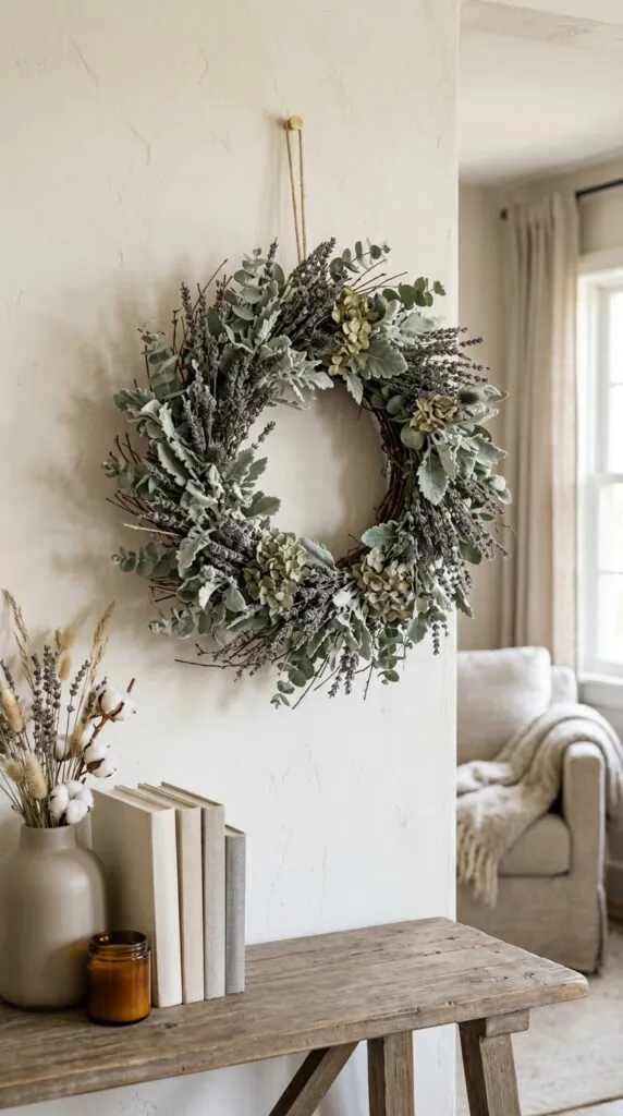 Moody Lavender Wreath