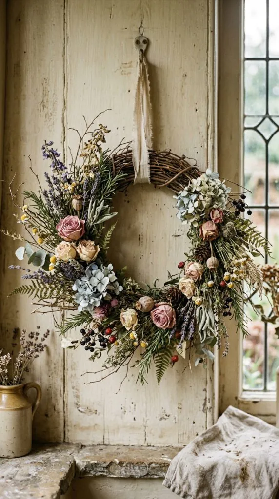 Vintage Cottage Wreath